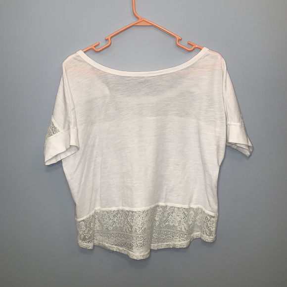 White Cropped Tee - Picture 2 of 3